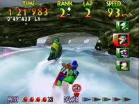 une photo d'Ã©cran de Wave Race 64 sur Nintendo 64